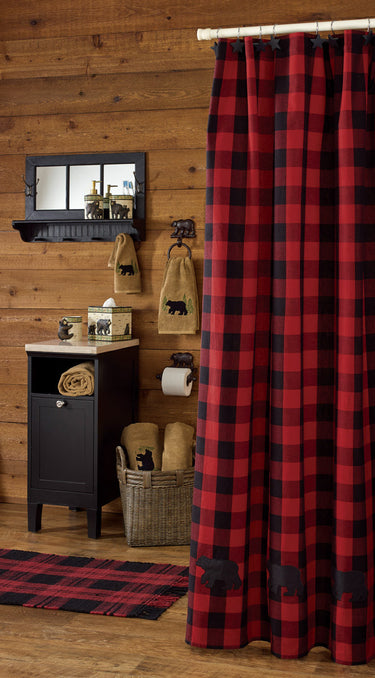 Buffalo Check Shower Curtain 72